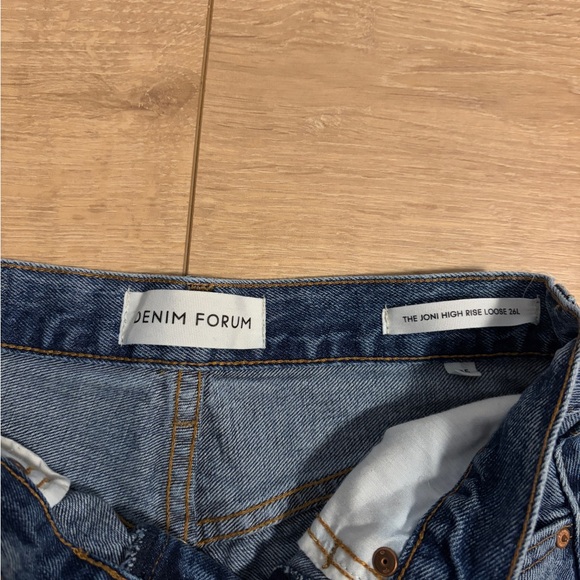 Denim Forum The Joni High Rise Loose Jeans 26L - Picture 3 of 4